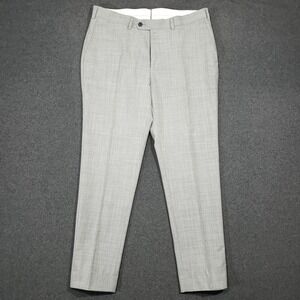 Suitsupply Soho Turn-up Pant 32 Gray Vitale Barberis Canonico Tropical 120s Wool